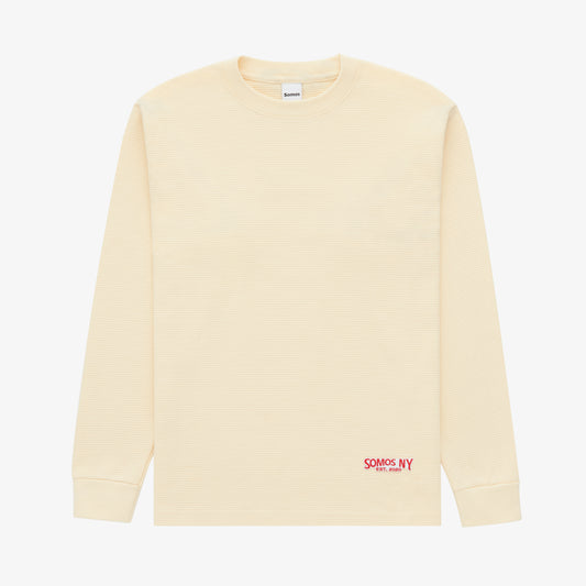 COMING SOON Studio Waffle Knit Thermal - Cream