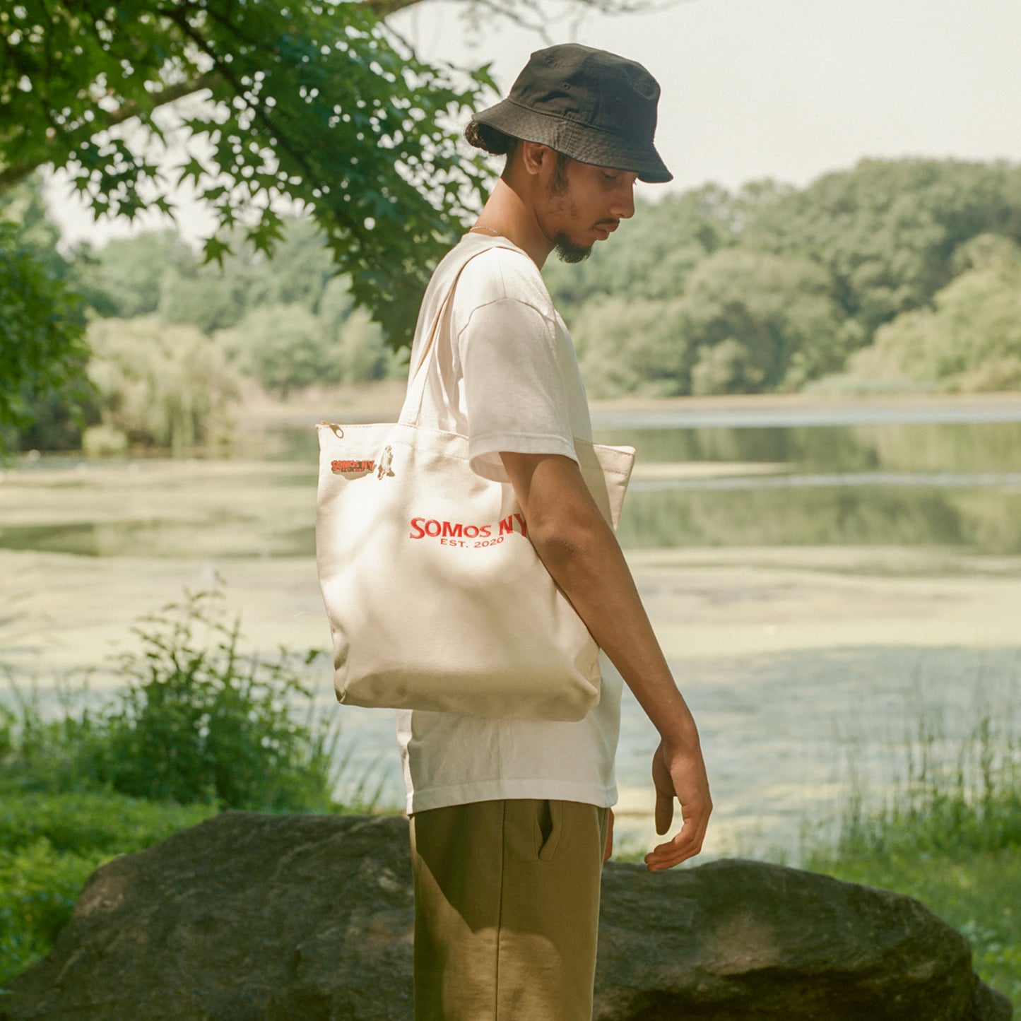 Studio Medium Tote Bag - Natural