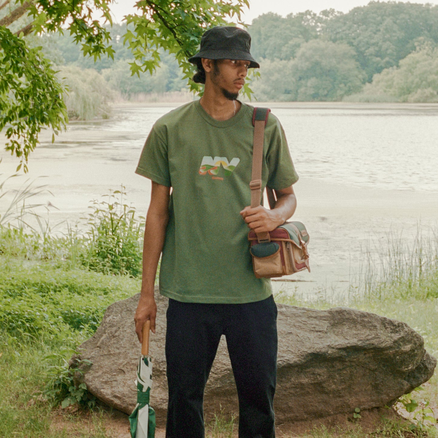 NY Terrain Tee - Army Green